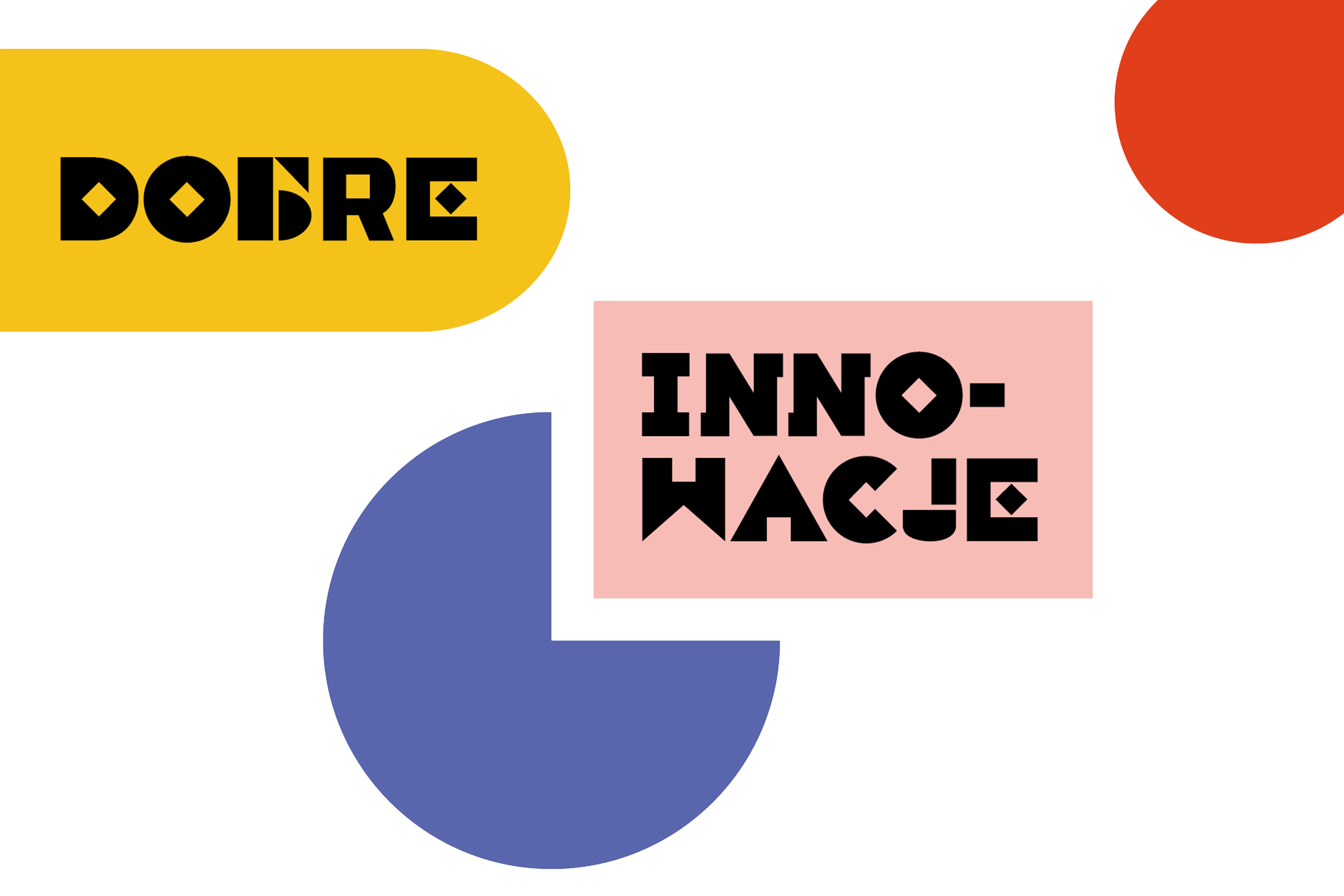 Logotyp wystawy "Dobre Innowacje"