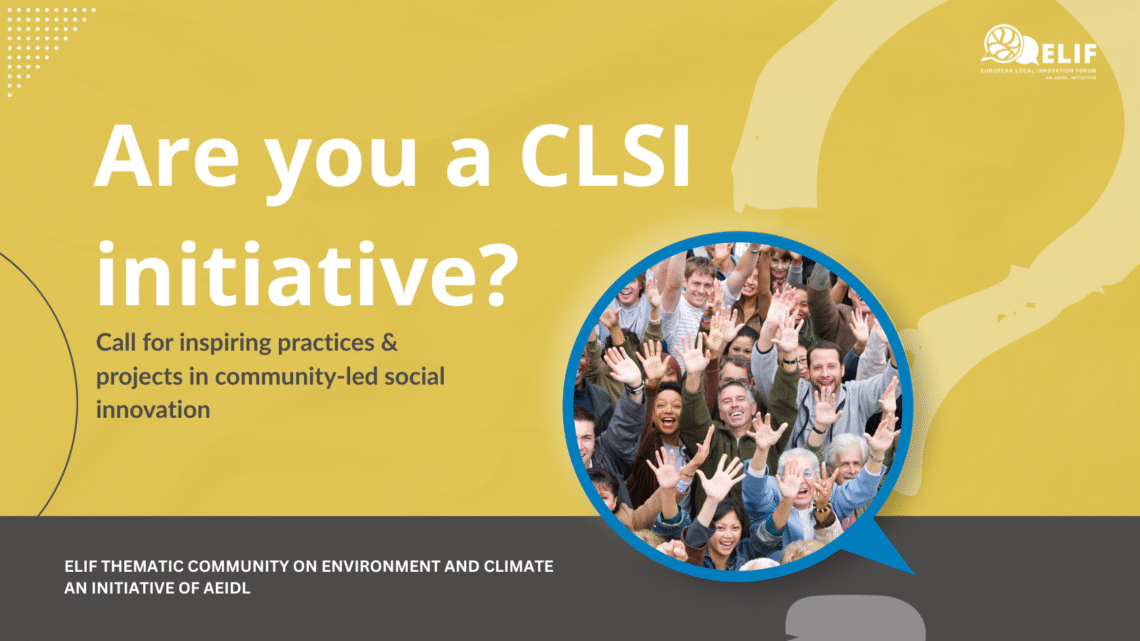 Żółto-brązowa grafika z napisem: Are you a CLSI initiative?