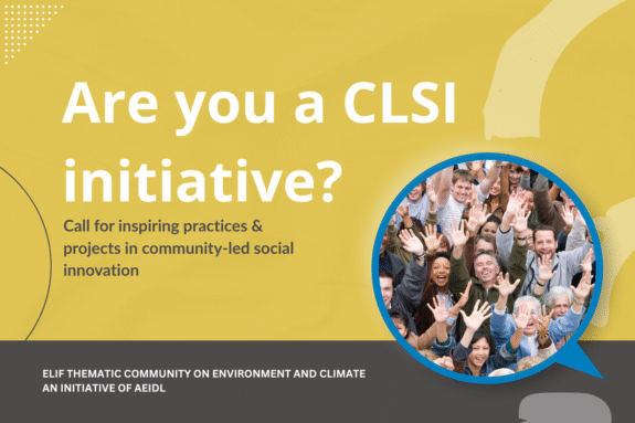Żółto-brązowa grafika z napisem: Are you a CLSI initiative?