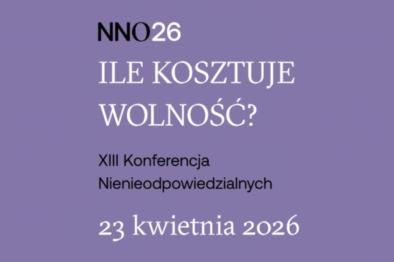 Plakat konferencji nienieodpowiedzialni