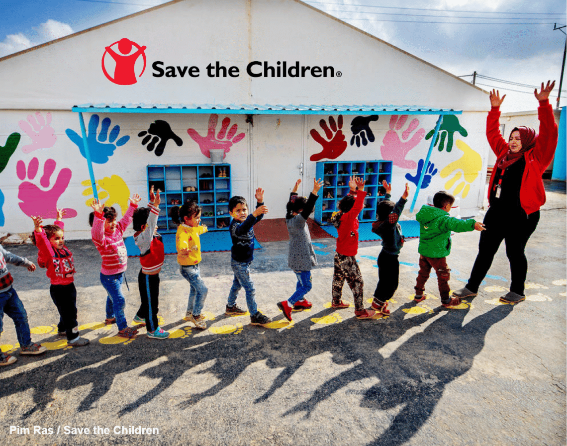 Zajęcia dla dzieci w programie TeamUp prowadzonym przez Save The Children