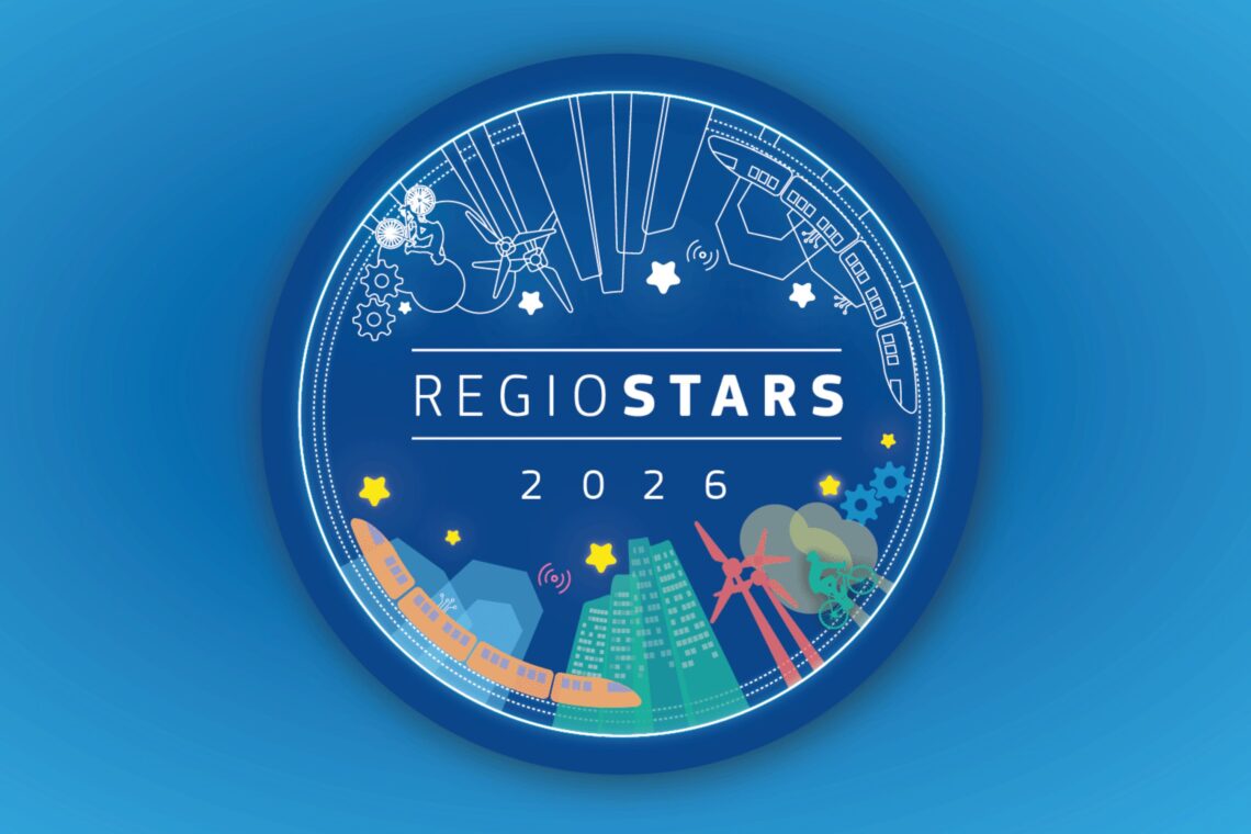 grafika przedstawiająca logo konkursu Regiostars 2026