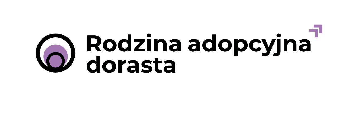 Logo z materiałów wdrożeniowych "Rodzina adopcyjna dorasta"