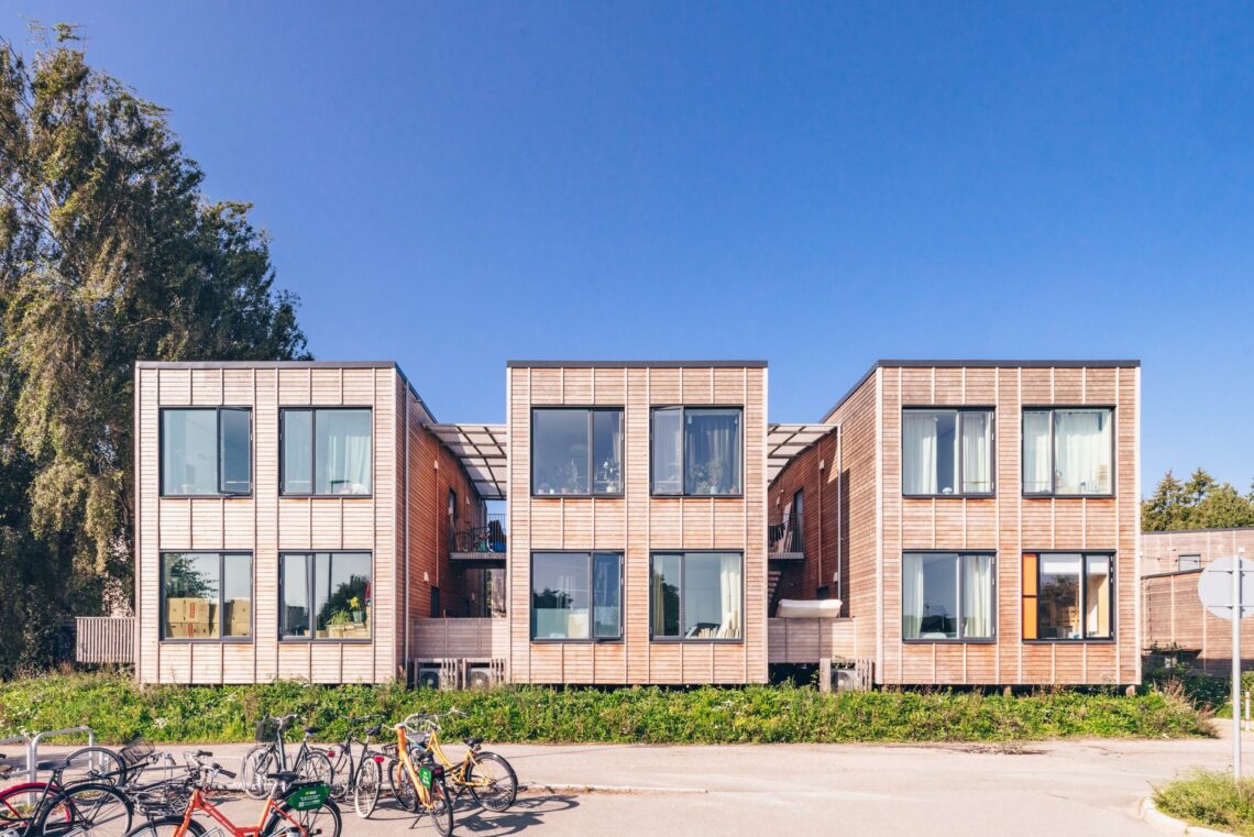 Fronty domków w CPH Village