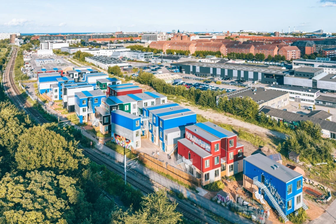 CPH Village widziane z góry
