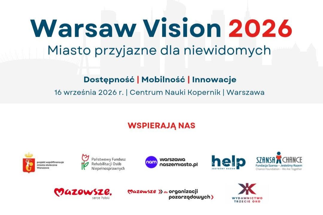 grafika informująca o konferencji Warsaw Vision 2026