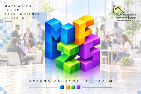 grafika z logo wydarzenia Mazowieckie Forum Zatrudnienia Socjalnego